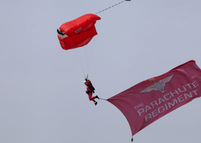 Red Devils parachute team display
